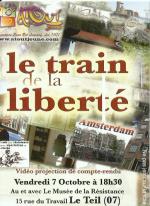 LE TRAIN DE LA LIBERTÉ S’ARRÊTE AU TEIL