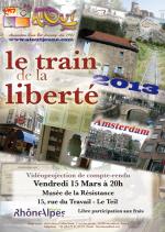 Vendredi 15 mars (20h) : soirée Le train de la Liberté