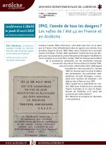 CONFÉRENCE 1942, l'année de tous les dangers?